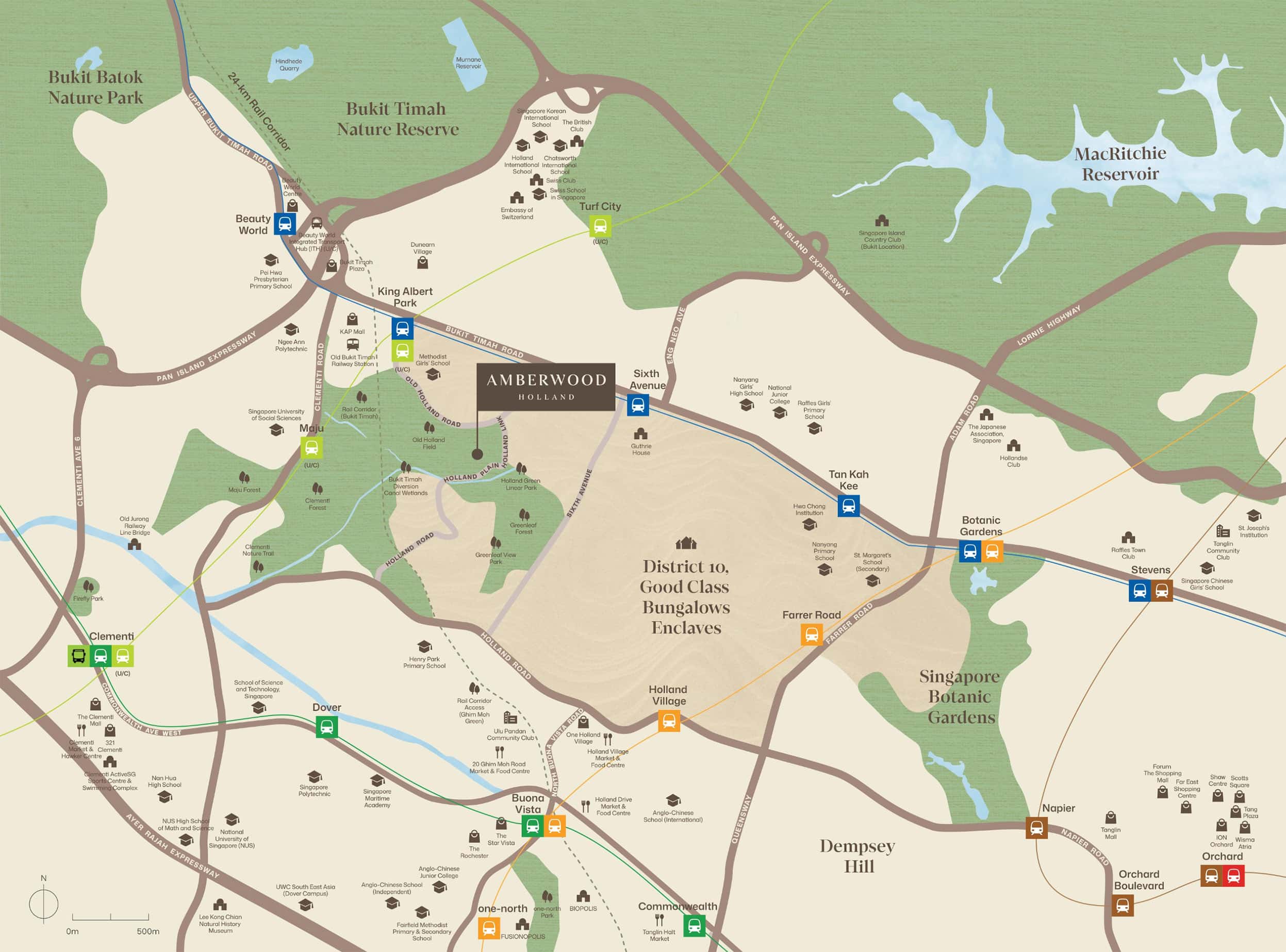 Amberwood at Holland Location Map